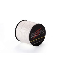 Dorisea Extreme Braid 100% Pe White Braided Fishing Line 109Yards-2187Yards 6-550Lb Test Fishing Wire Fishing String Incredible Superline Zero Stretch