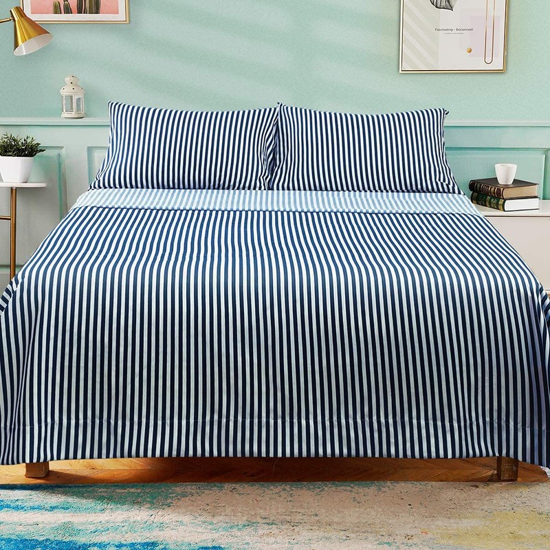 HOMEIDEAS 3 Piece Bed Sheets Set, Extra Soft Brushed Microfiber