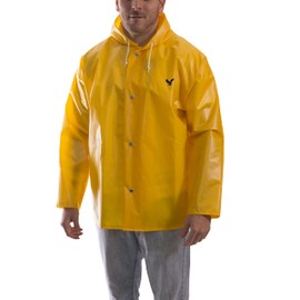 Tingley Iron Eagle J22107 Waterproof Hooded Jacket With Attached Hood, Extra-Large, Gold