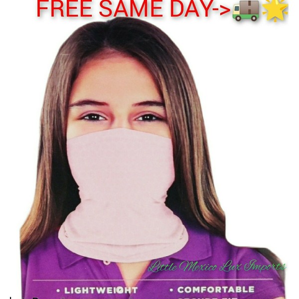 Copper Fit Protector facial Braga de cuello Pink Youth 8+ Face Cover(FREE 🚚⚡🌟)