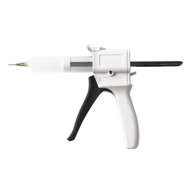 Leopacat 30ml Manual Dispenser Glue Tool, Epoxy Resin Applicator with Ergonomic Handle Plastic Syringe Dispenser for Crafts Dental Impression Mixing Adhesive Sealing DIY Projects