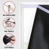 LazBlinds 100% Blackout Door Curtain, No Tools No Drill Cordless