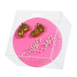 TEMLQPACK 50Pack 2.17x2.17x1.38 Inch Single Chocolate Covered Ore Boxes Macaron Boxes Brownie Boxes S'Mores Treat Boxes Candy Boxes Small Gift Boxes for wedding Bridal Shower Birthday Party Favors