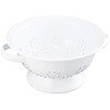 PL 525WS Colander Small Enameled Colander Colander Bowl White