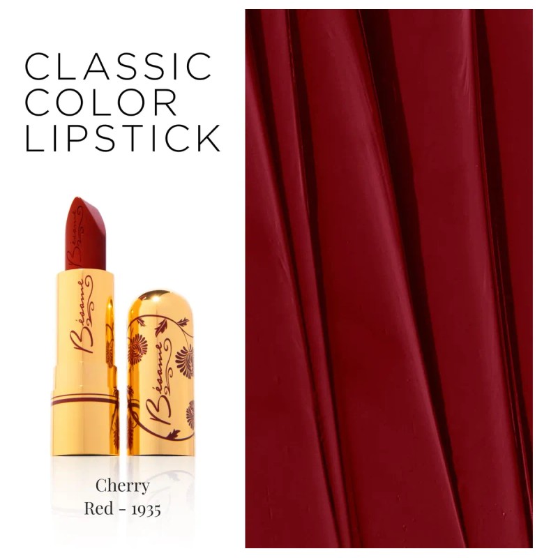 Besame Cosmetics Classic Color Lipstick Cherry Red - 1935 By