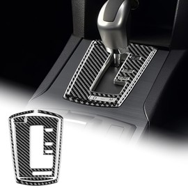 AIRSPEED Accessories for Subaru Legacy Outback 2010-2014 Real Carbon Fiber Car Gear Shift Knob Panel Trim Cover Fashion Decal Subaru Legacy Outback Interior Parts Interior Panel (Black)