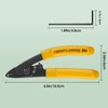 Generic Fiber Optic Stripper 1PC Fiber Optic Tool, Yellow, CFS-3