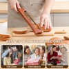 Zerymhan Bread Knife for Homemade Bread,Wooden Sourdough Bread for Slicing,Bow