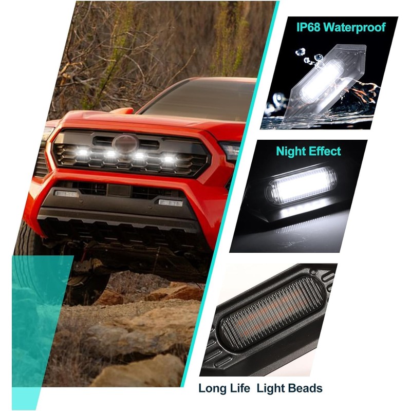Sidi LED Grille Light for 2024 2025 Toyota Tacoma TR
