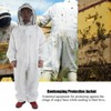 Professional Beekeeping Protective Full Body Jacket Smock Suit with Veil