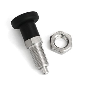 heyous Push Fit Ball Nose Spring Plunger Stainless Steel Spring Return Knob Plunger Spring Indexing Plunger M12