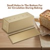 CURTA 2 pcs Commercial Pullman Loaf Pan with Lid 2.2