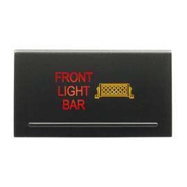 12V 3A ON/OFF Push button Switch FRONT LIGHT BAR FOR Volkswagen VW Amarok 2010~2016 Top Panel Dual LED in AMBER RED