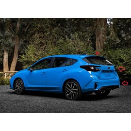 Bling Lights Brand Tinted Taillight Film Covers Compatible with 2024+ Subaru Impreza GU