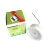 Trango Set of 6 LED Recessed Spotlights Brushed Aluminium Round