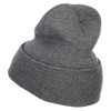 e4Hats.com Peace Symbol Embroidered Long Beanie - Grey OSFM