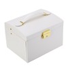 3 Tiers PU Leather Jewelry Storage Case Display Box Holder