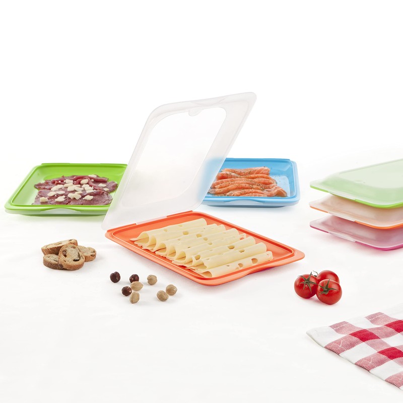 TATAY 1180002 - Bandeja porta Embutidos apilable con sistema Fresh,