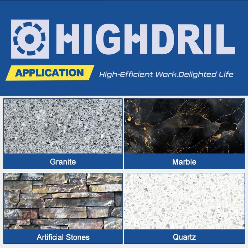HIGHDRIL Diamond Dry Polishing Discs Pack of 8 - 100