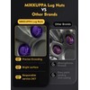 MIKKUPPA M12x1.5 Purple Lug Nuts - Replacement for 2006-2020 Ford