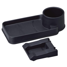 セイワ(SEIWA) 車内用品 ベンチシート専用トレイ ドリンクホルダー付 ブラック WA72