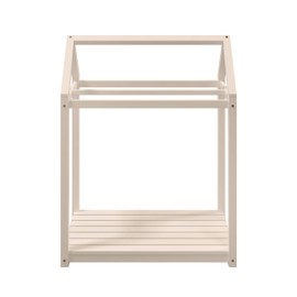 Powell Cream Wooden A-Frame House Shaped Kids Maven Clothing Rack, Standard