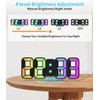 Zaxiva 3D LED Digital Alarm Clock, Table Clock, Digital Clock