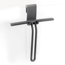 bremermann Shower Squeegee Set, Shower Squeegee with Wall Mount, Window Squeegee (dark gray)