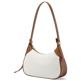 SENDEFN Shoulder Purses For Women Trendy Crescent Bag Vegan Leather Half Moon Clutch Hobo Handbags