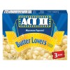 Conagra Act ii Microwave Gourmet Popcorn - Butter Lovers (3