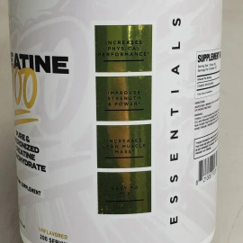 Creatina Magnum 100 Micronizada Monohidratada 200 Servicios Sabor Sin Sabor                                                                           