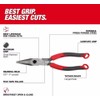 Pliers Compatible with Milwaukee MT555 8" Long Nose Comfort Grip