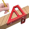 3D Multi Angle Measuring Ruler, Aluminum Alloy 45 90 Degree