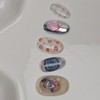 Autumn mood [Handmade nail tips] Emily Nail - Medium Square
