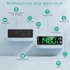 ORIA 13" Digital Wall Clock, Large Display LED Alarm Clock