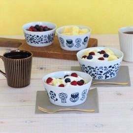 Minorutouki Small Pottery Plantary Flower Ring, Kuresu, 16.5 fl oz (470 ml), Lightweight Standing Pot, Pack of 2