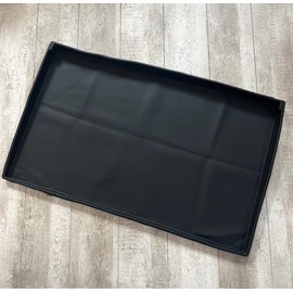 Generic 36"" Silicone Protective Mat for Blackstone Griddle; Heavy Duty Full Wrap Protection, Black