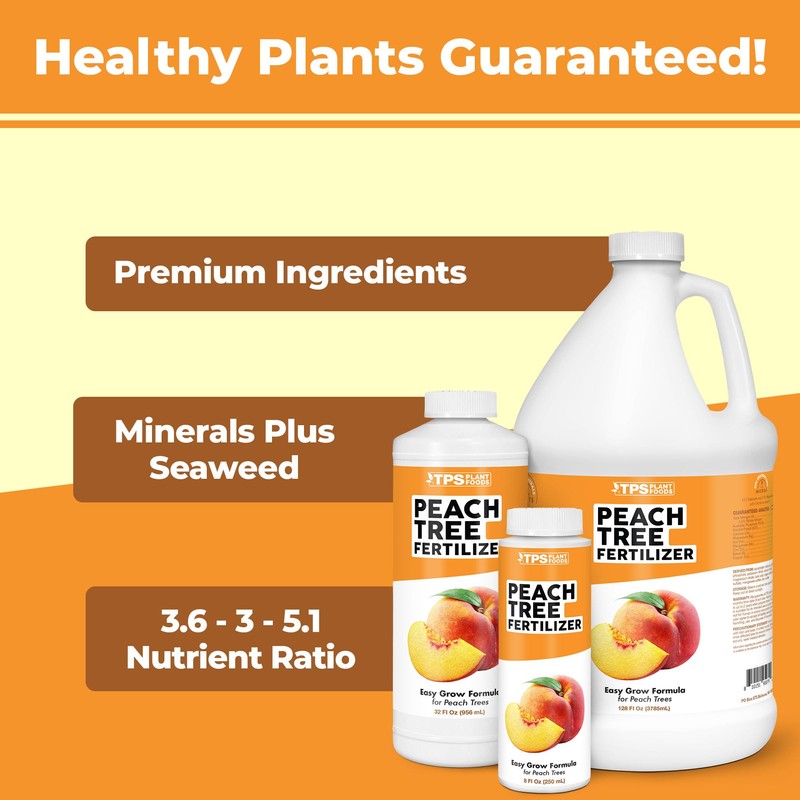 TPS NUTRIENTS Peach Tree Fertilizer for All Peach, Nectarine and