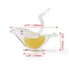 1Pc Manual Lemon Squeezer,Portable Clear Bird Lemon Squeezer,Acrylic Clip Orange