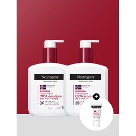 [Stock Market Emulsion 15ml] Neutrogena Intense Repair Cica Emulsion (unscented) 310mlx2 / [증시카에멀젼15ml] 뉴트로지나 인텐스 리페어 시카 에멀젼 (무향) 310mlx2