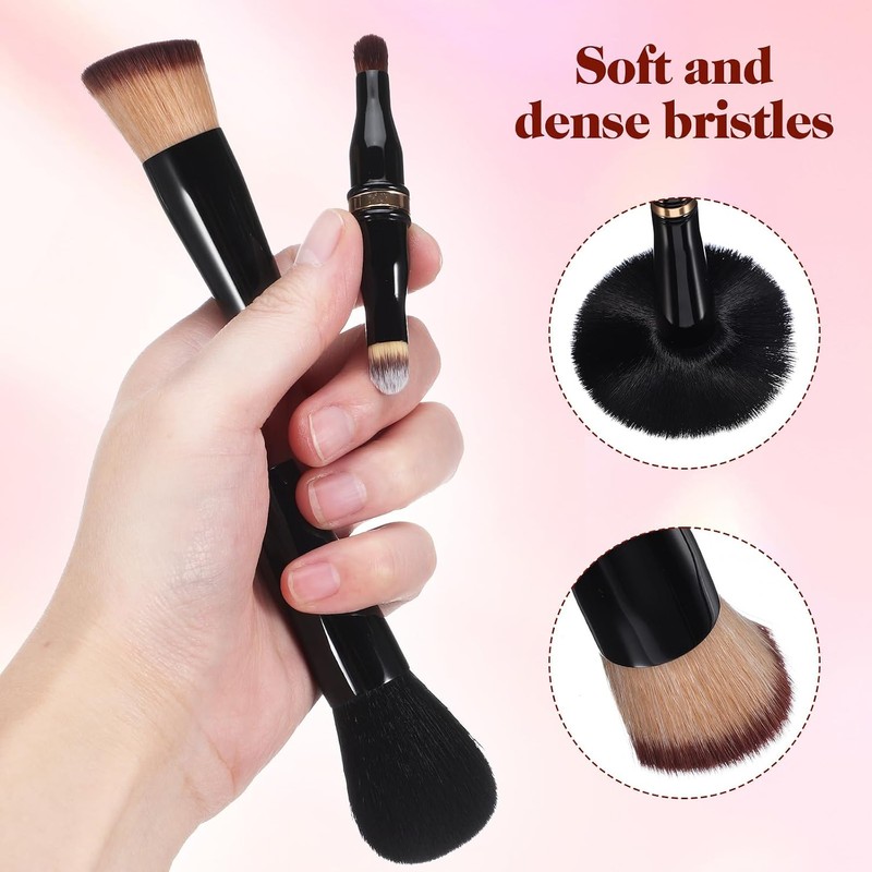 Minkissy Brocha De Maquillaje 4 En 1 - Brocha De