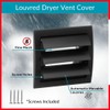 TURvent 4" Dryer Vent Cover Outside - ABS Plastic HVAC