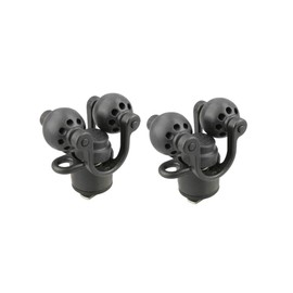 RAM MOUNTS RAP-412-2 Paddle Holder, 2 Rollerballs, T-Bolt Included