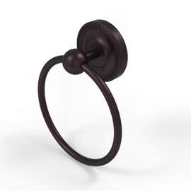 Allied Brass PR-16-ABZ 6-Inch Towel Ring, Antique Bronze