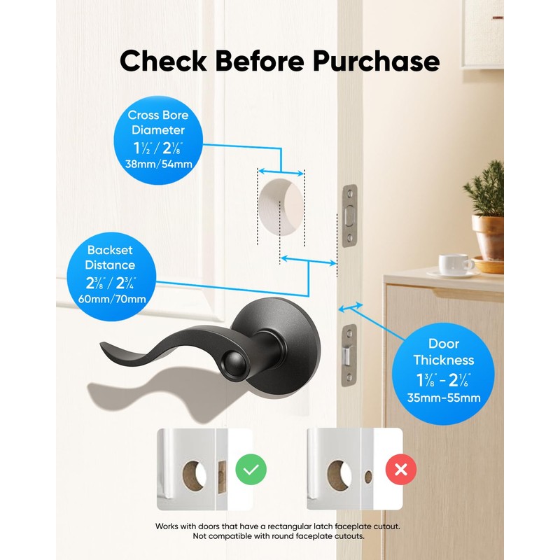 eufy Security Smart Lock C30, Keyless Entry Door Lock, Built-in