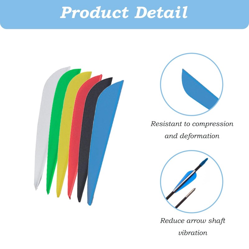 30 Pcs Arrow Fletching, Hunting Arrows Feather, Arrow Fletching Wing,