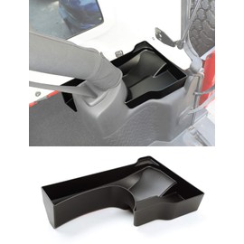 Savadicar Wheel Well Storage Bin, Rear Trunk Organizer, Cargo Storage Tray for 2011-2018 Jeep Wrangler JK JKU 2/4 Door, Interior Storage Expansion Accessories, Right Side, Black, 1 PCS