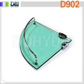 [D&amp;I] D902 Tempered glass corner shelf / Choose imported or domestic / Bathroom accessory shelf, tempered glass corner shelf (imported) / [D&I] D902 강화유리코너선반 / 수입 또는 국산 택일 / 욕실악세사리선반, 강화유리코너선반(수입)
