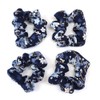 Japanese Pattern Crepe Scrunchie (Maizakura Navy)