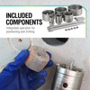 BINOTA 13PCS Concrete Hole Saw Kit, Rotary Hammer Core Bit